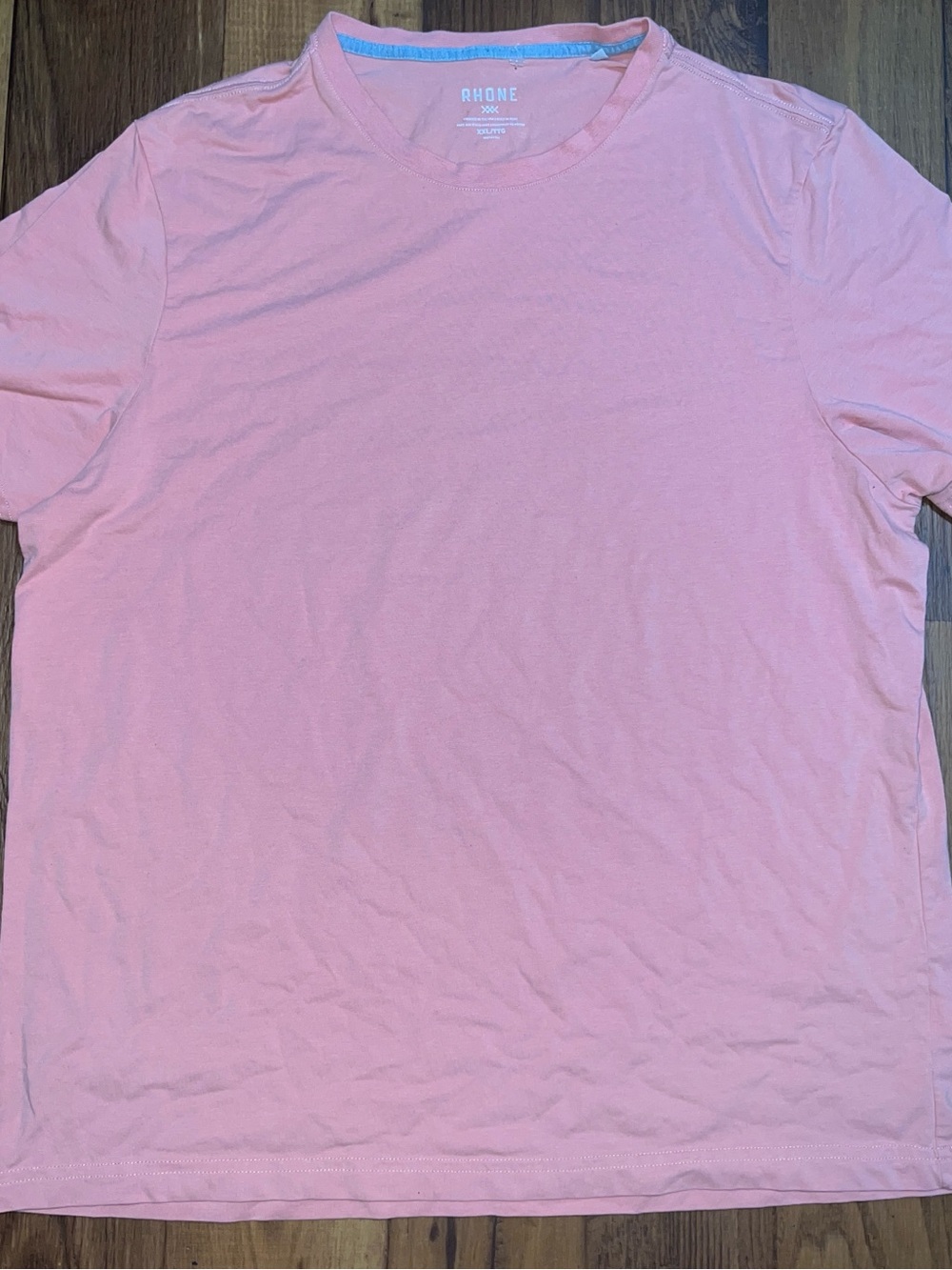 Rhone T Shirt Mens XXL Pink Performance Lightweight Gym Workout Athleisure